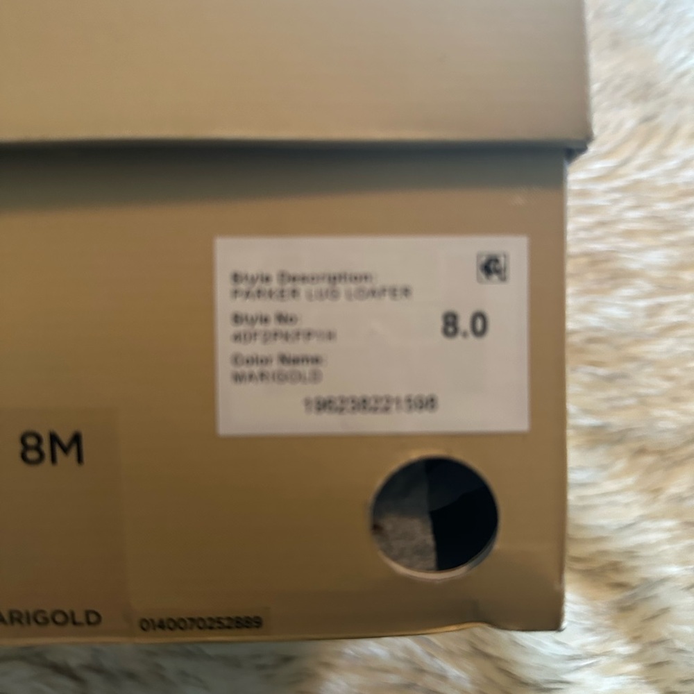 Michael Kors Women's Parker Loafer Marigold Tiger Print Leather Chunky Size 8 - Picture 5 of 5